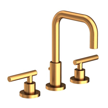 Newport Brass Widespread Lavatory Faucet in Satin Gold (Pvd) 1400L-24S